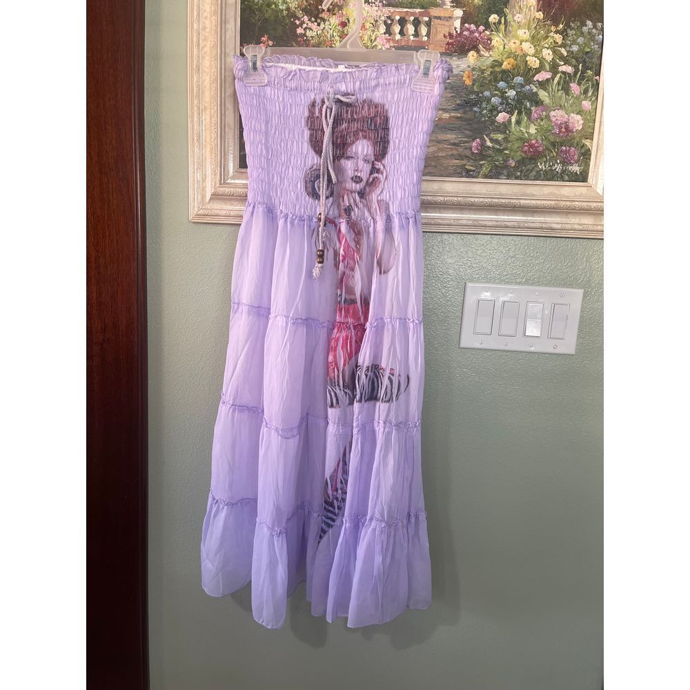 Neslay Purple Strapless Women's Dress Size Small New
